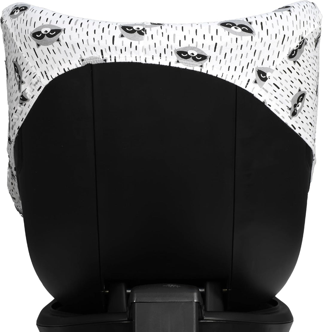JYOKO Kids Bezug für Autositz kompatibel mit Maxi Cosi (Raccoon, Maxi Cosi Mica Eco I-Size)