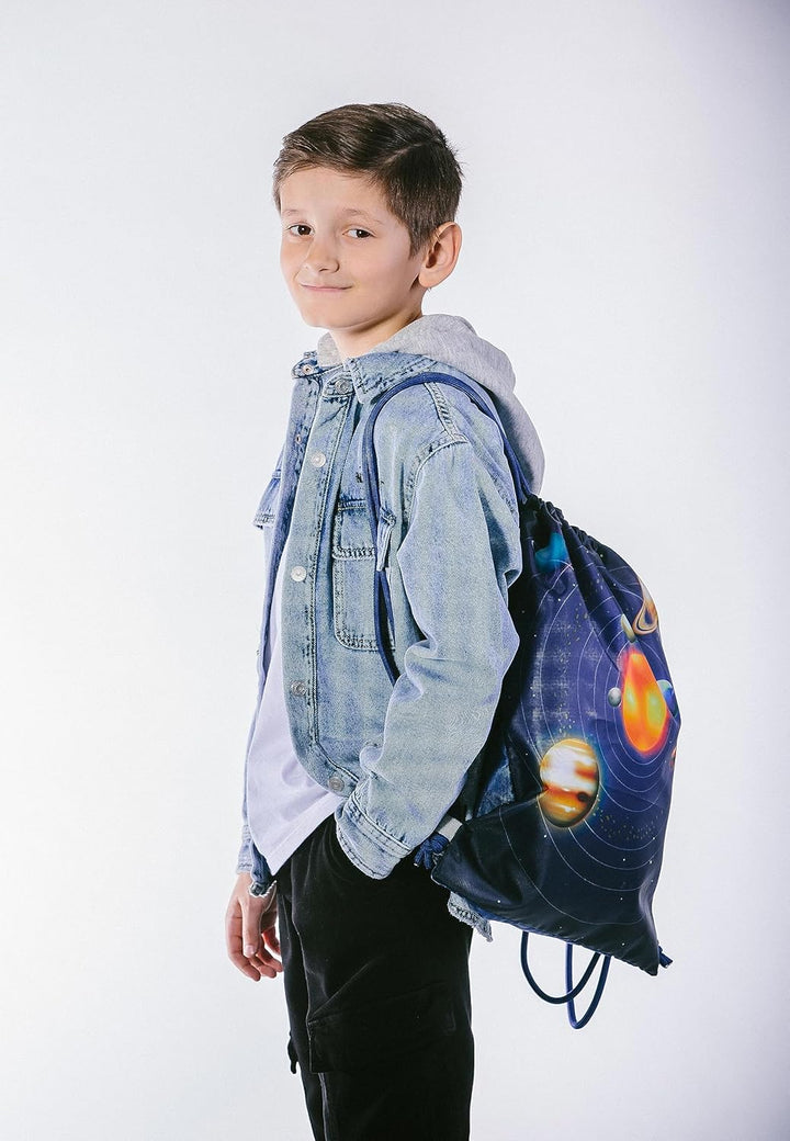 Baagl Schulranzen Jungen für Grundschule Volksschule, Airy Schultasche Set 3-Teilig, Grundschule Sch