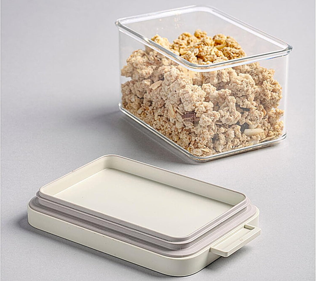 Mepal Vorratsdosen mit Deckel 3er-Set - Vorratsbehälter Luftdicht & Stapelbar - Küchenaufbewahrung &