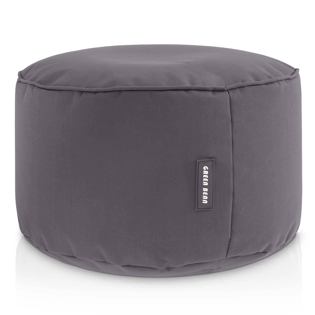 Green Bean Sitzsack-Hocker 45x25cm mit EPS-Perlen Füllung - Fusshocker Fusskissen Sitz-Pouf für Sitz