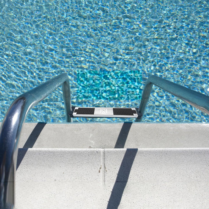 Poolleiter Stufen Ersatz | 304 Edelstahl Poolleiter Ersatzstufe Anti-Rutsch-Pool-Stufen Für Unterird