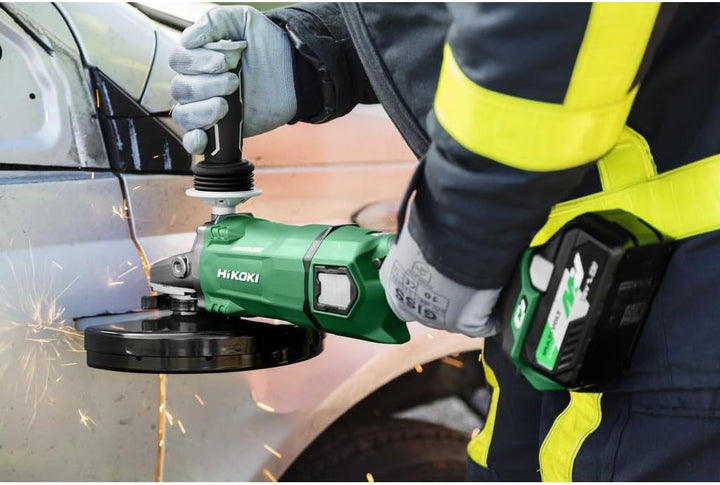 HIKOKI Akku Winkelschleifer G3623DA Basic (ohne Akkus, ohne Ladegerät, 36 Volt, Schleifscheiben-Ø 23