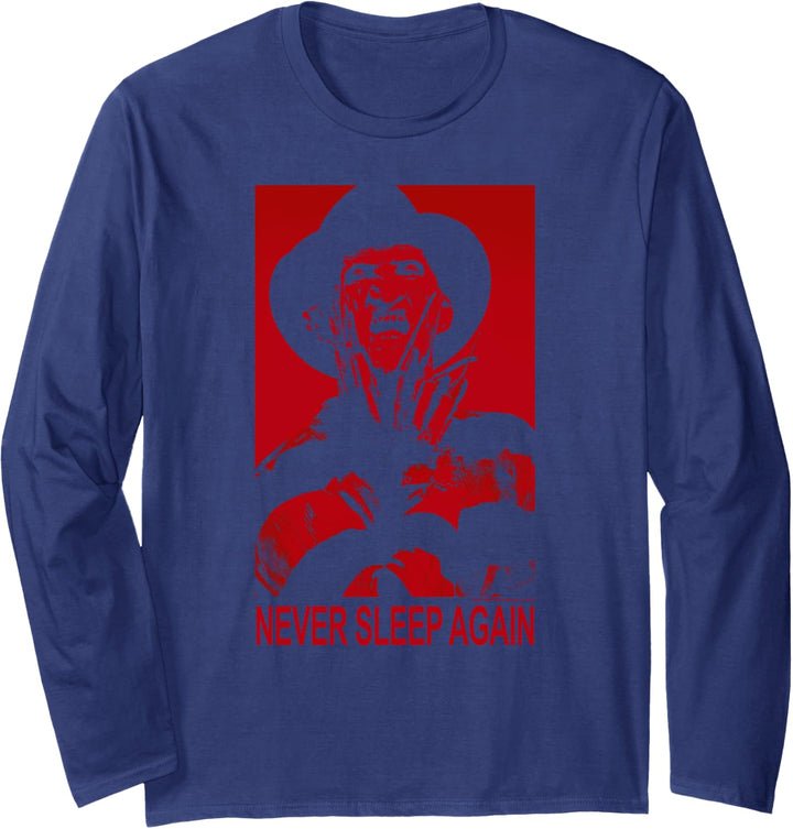 A Nightmare on Elm Street Freddy Never Sleep Langarmshirt