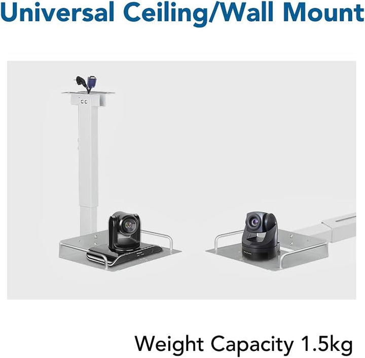 Drsn Universal Projektor-Halterung für die Decke/Wand, Tragfähigkeit 1.5kg - Tablett 24×20 cm - Vers