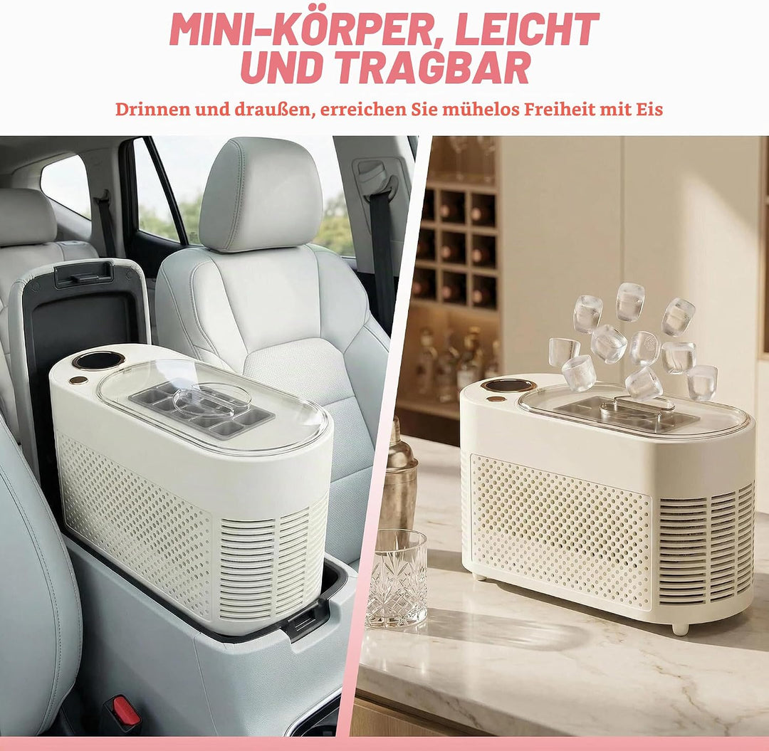 Mini Eiswürfelmaschine, 8/10 Eis produzieren (Produce 10 ice), Produce 10 ice