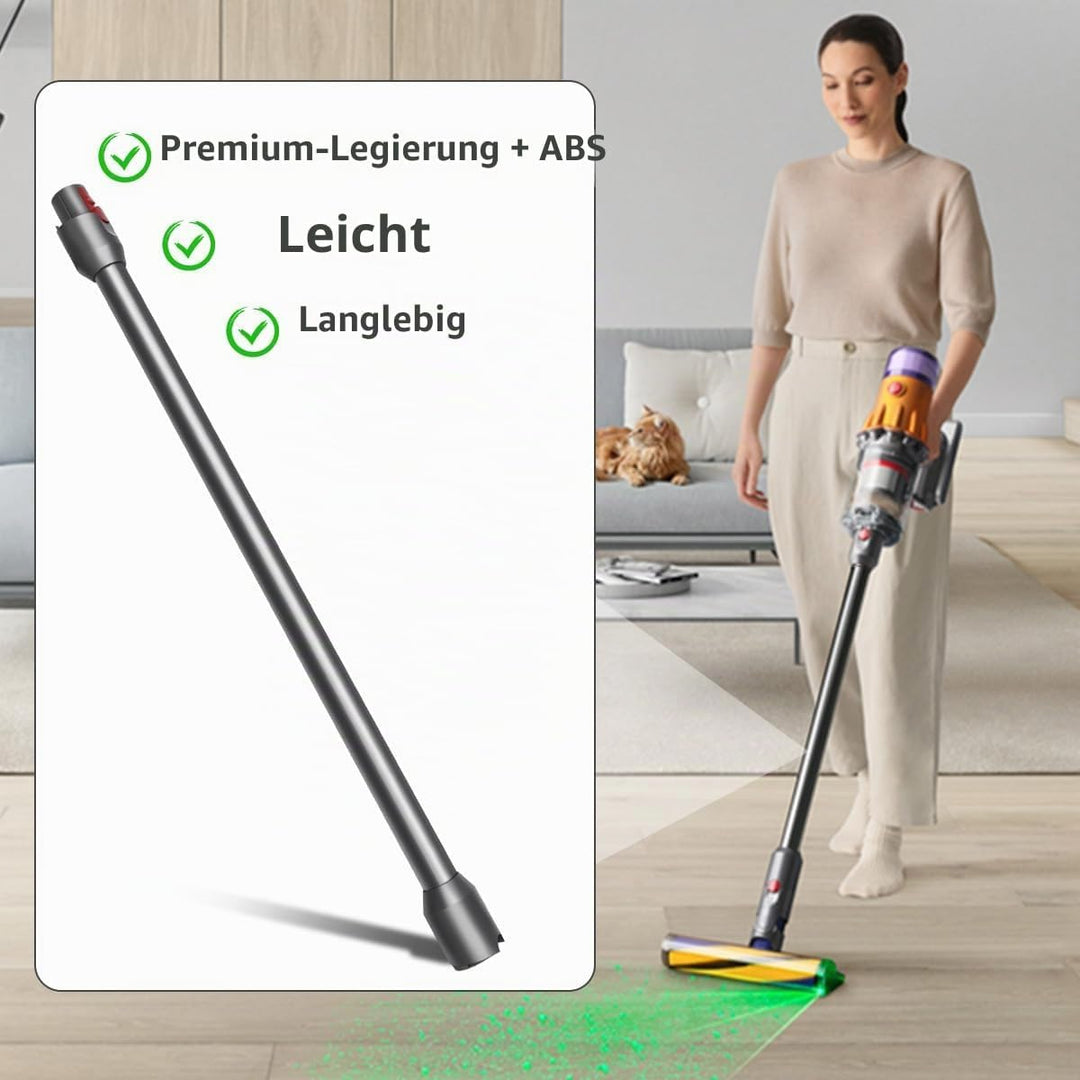 Verlängerungsrohr für Dyson V12 Detect Slim Stabstaubsauger, Ersatz Teleskoprohr Schnellspanner Verl
