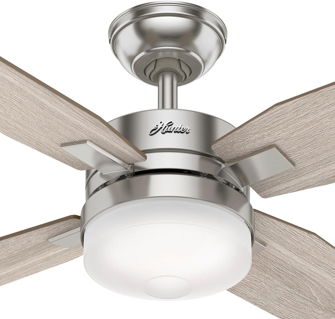HUNTER FAN Deckenventilator Mercado 127 cm für den Innenbereich, mit Beleuchtung und Fernbedienung,