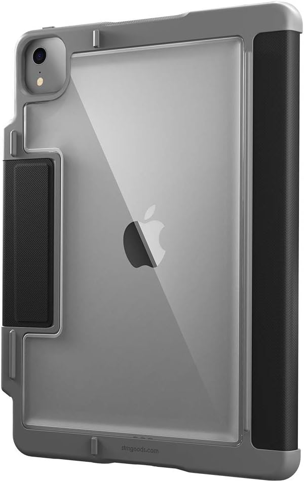 STM Bags Dux Plus Case Folio Schutzhülle für Apple iPad Air 10,9" (2022 &amp; 2020) - schwarz/transparen