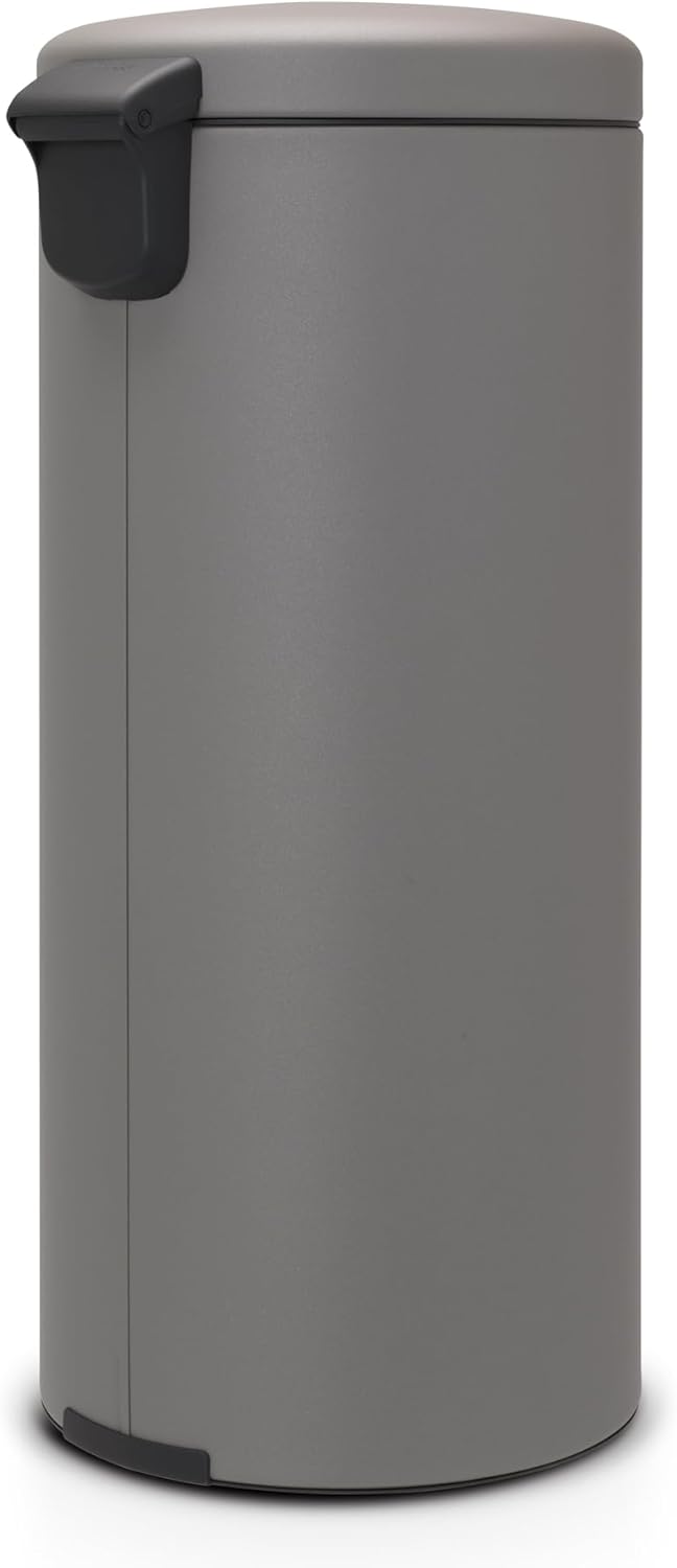 Brabantia Treteimer newIcon, 30 L Mineral Concrete Grey 34x30x68cm, Mineral Concrete Grey 34x30x68cm