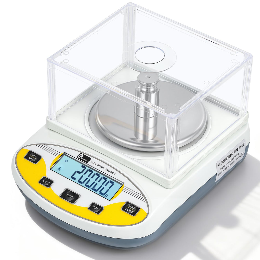 CGOLDENWALL Laborwaage mit 1000g,0.01g Genauigkeit Digitale Analysewaage Elektronische Präzisionswaa