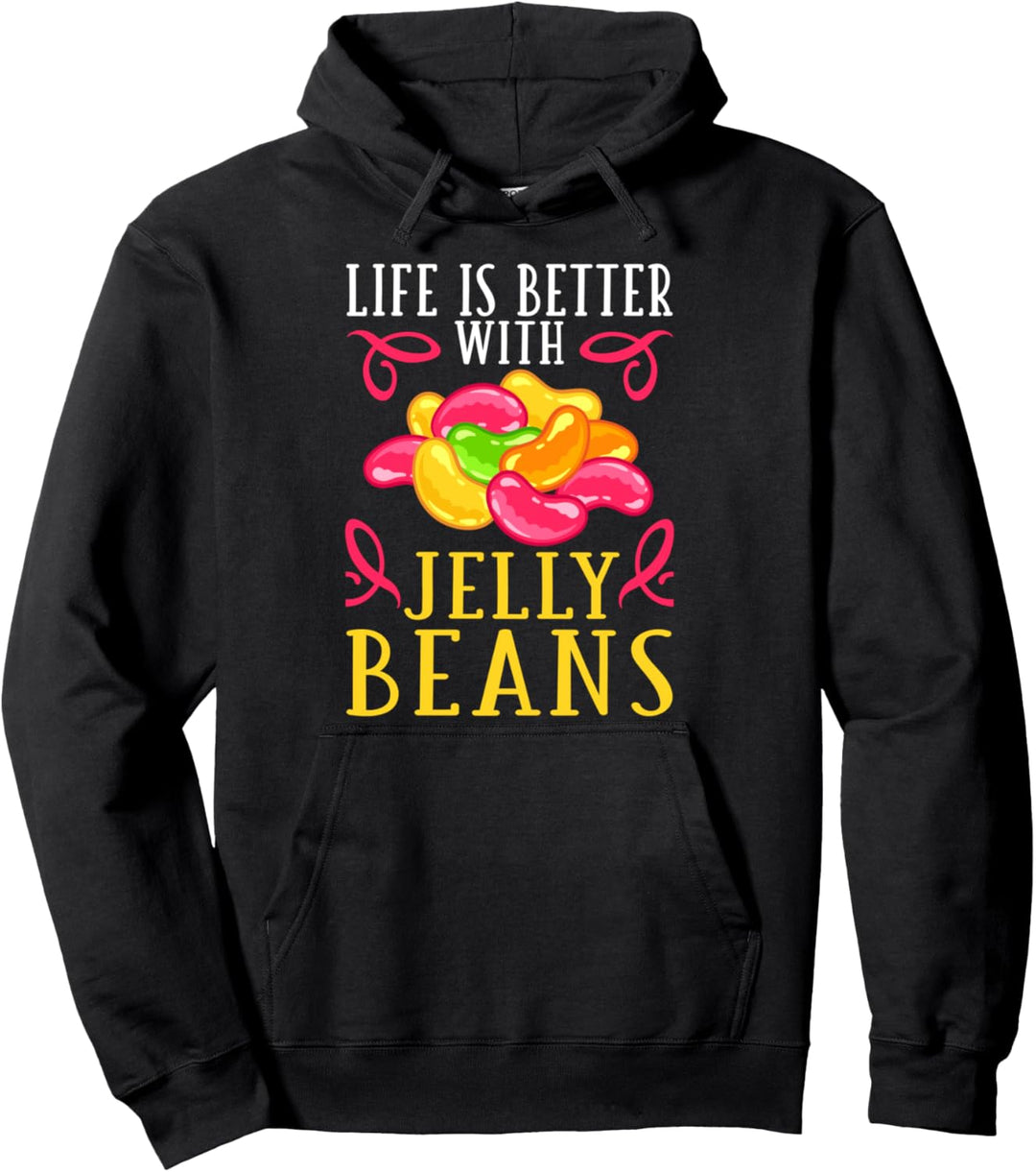 Jelly Bean Candy Beans Vegane Pullover Hoodie