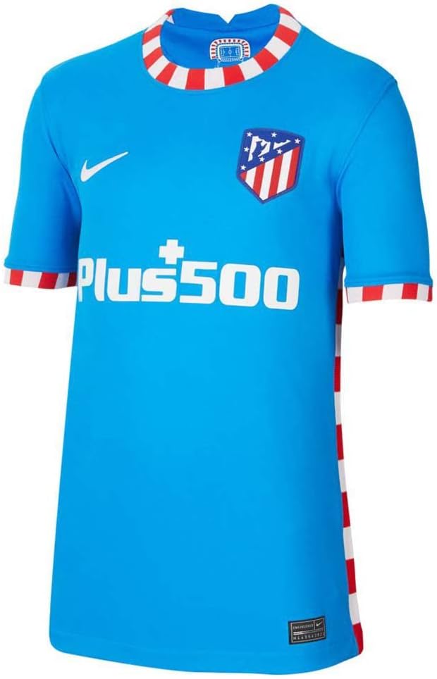 Atlético Madrid, Trikot Kinder, Saison 2021/22, Drittes Trikot L Photo Blue/White, L Photo Blue/Whit