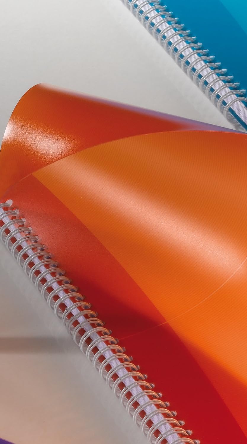 OXFORD Spiralbuch My Colours, 5er Pack, DIN A4, liniert, 90 Blatt, 4 Farben liniert A4, liniert A4