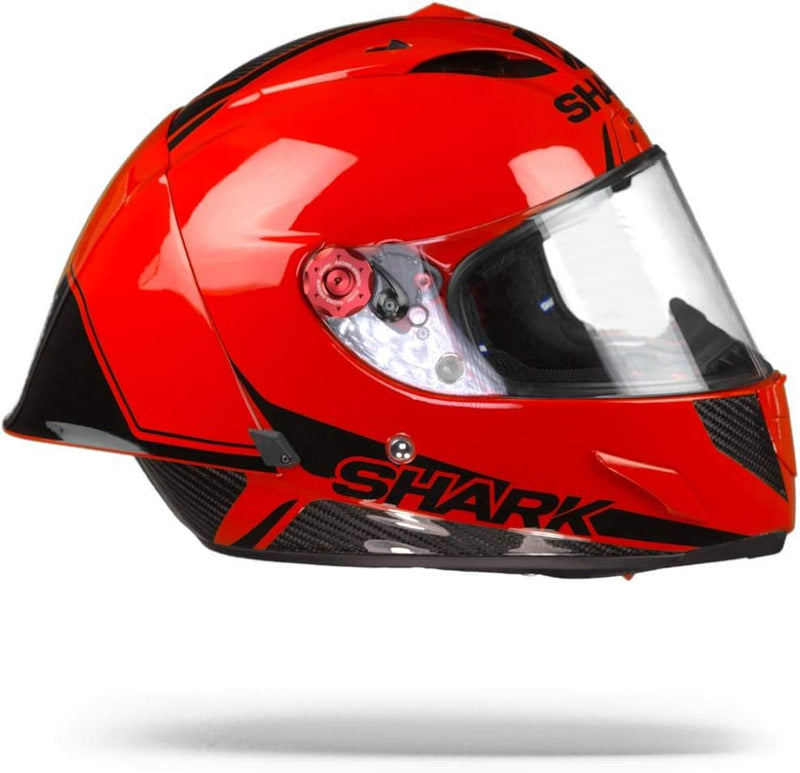 Shark Herren BLANK 30TH Race-R Pro GP Helm 30 TH Anniversary Red RDK Grösse M, Rouge Carbon Noir M R