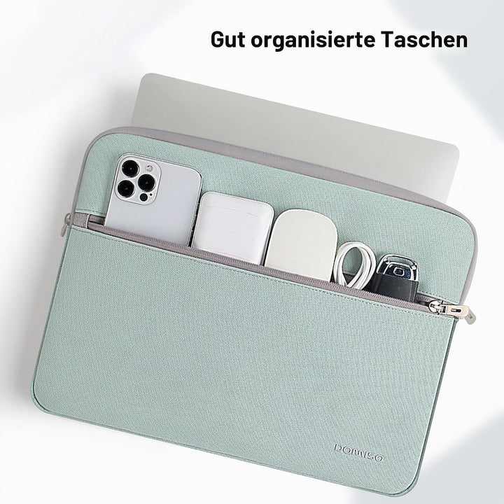 DOMISO Laptoptasche 17-17.3 Zoll Laptop Hülle Gepolsterte Notebook Tasche für Dell XPS 17, LG gram 1
