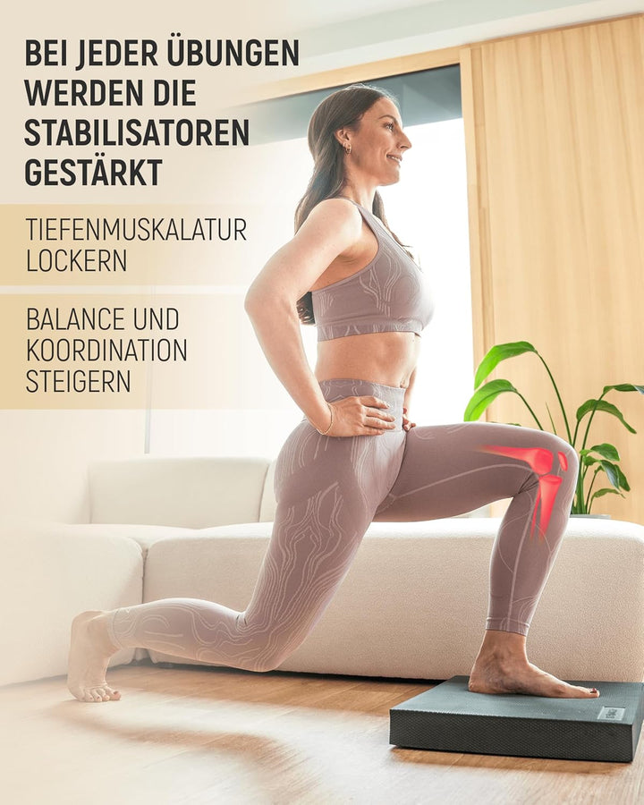 NEOLYMP Balance Pad - Rutschfestes Gleichgewichtstrainer für Physio &amp; Reha - Balance Kissen Gelenkst