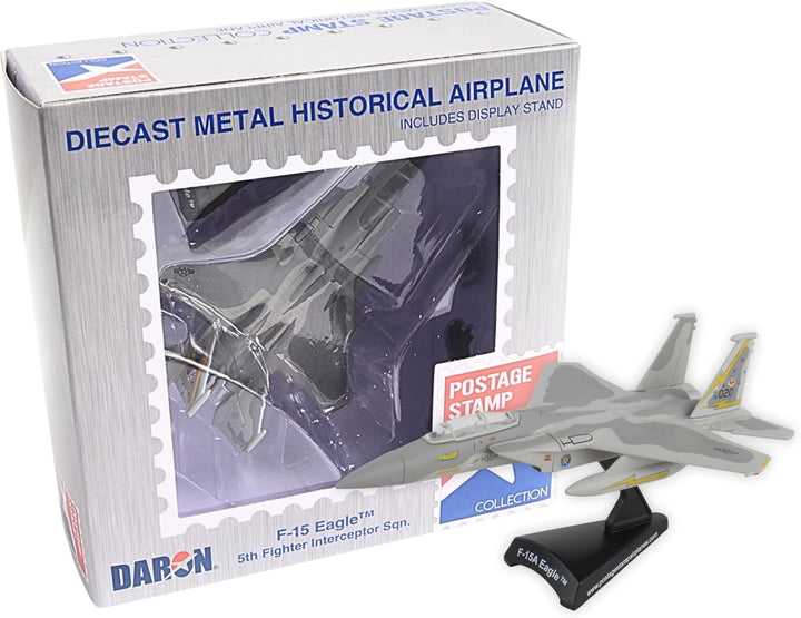 Daron Briefmarke F-15 Eagle 5th Fighter Interceptor SQN. 1:150 Skala, Grau