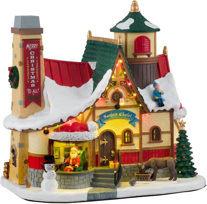 Lemax - Santa's Chalet, with 4.5v Adaptor