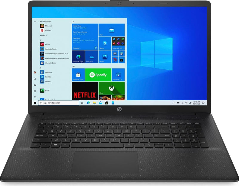 HP (17,3 Zoll FHD IPS Notebook (AMD Athlon™ Silver 3050U 2x3.20 GHz, 16 GB DDR4, 512 GB SSD, AMD Rad