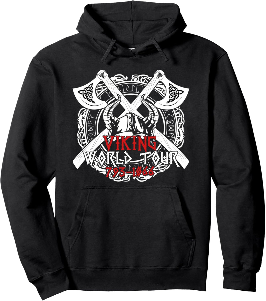 Viking World Tour (beidseitig bedruckt) Nordische Mythology Pullover Hoodie