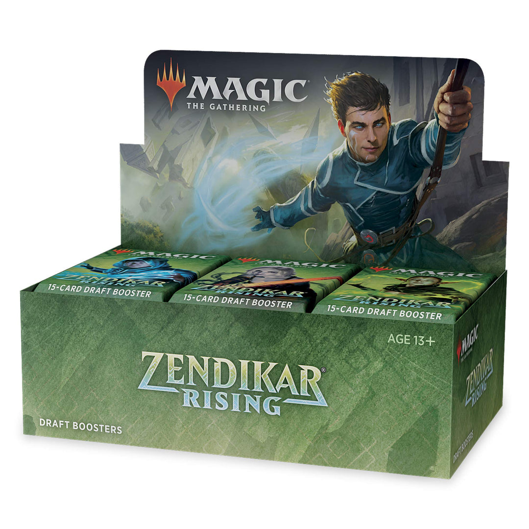 Magic The Gathering MTG - Zendikar Rising Draft Booster Display (36 Packs) - EN