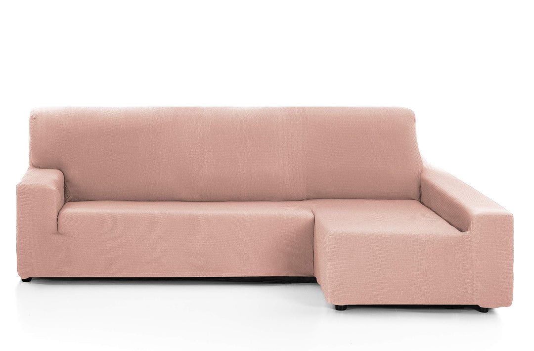 Martina Home - Bezug für Chaise Longue, Modell Túnez, Lachsfarbe, Eckteil rechts langer rechter Arm