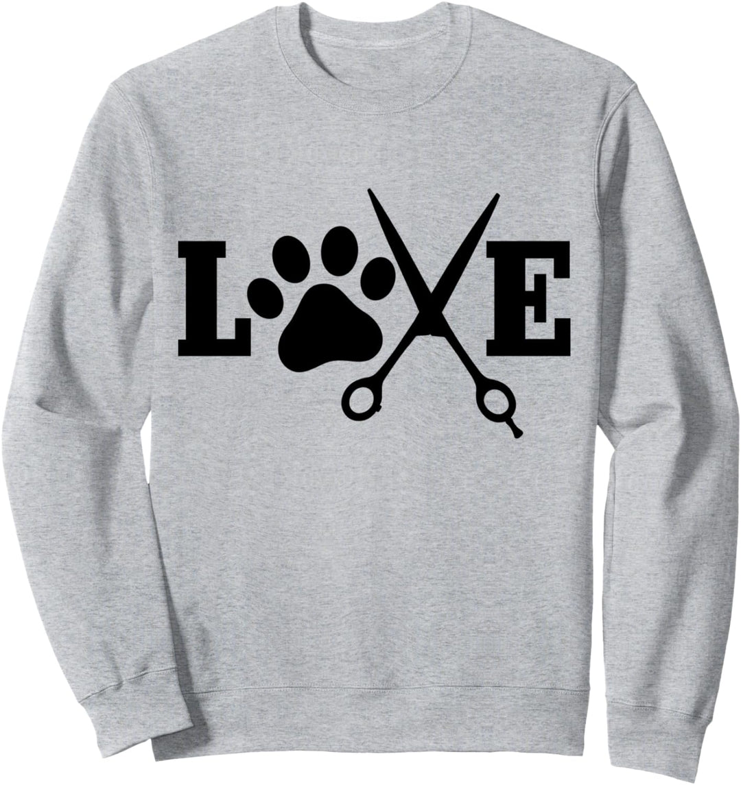 Hundefriseur LOVE Hund Friseur Sweatshirt