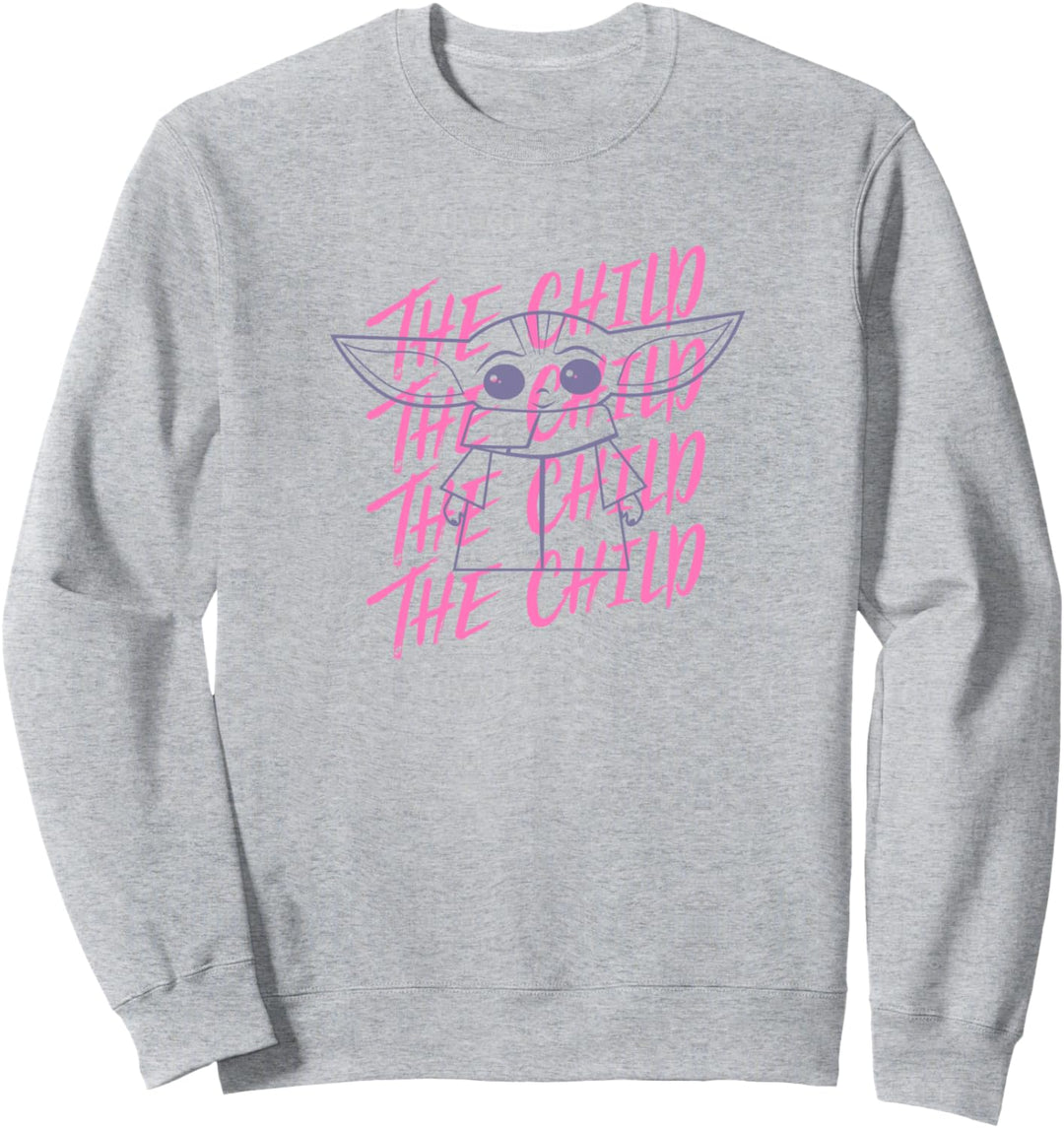 Star Wars The Mandalorian Child Overlap Sweatshirt