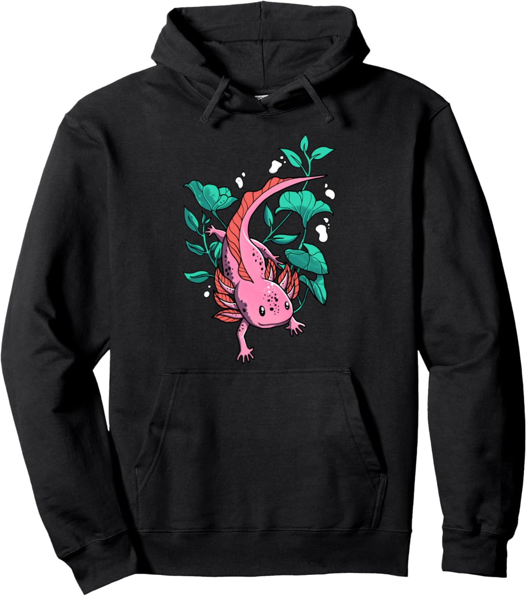Axolotl Salamander Lurch Molch Amphibie - Süsses Axolotl Pullover Hoodie