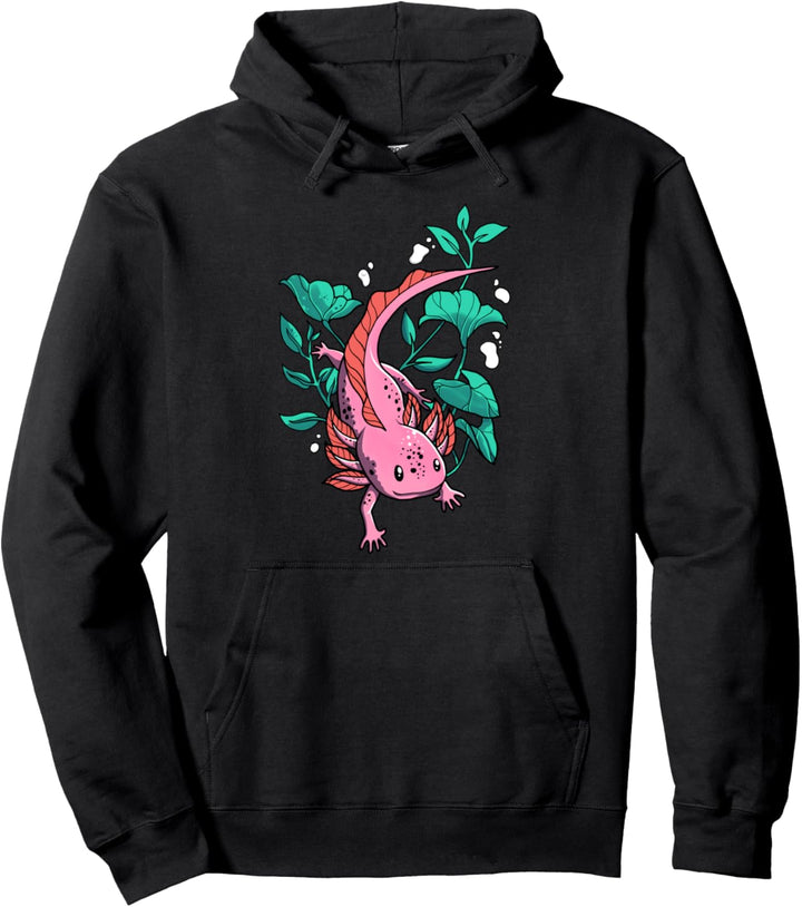 Axolotl Salamander Lurch Molch Amphibie - Süsses Axolotl Pullover Hoodie