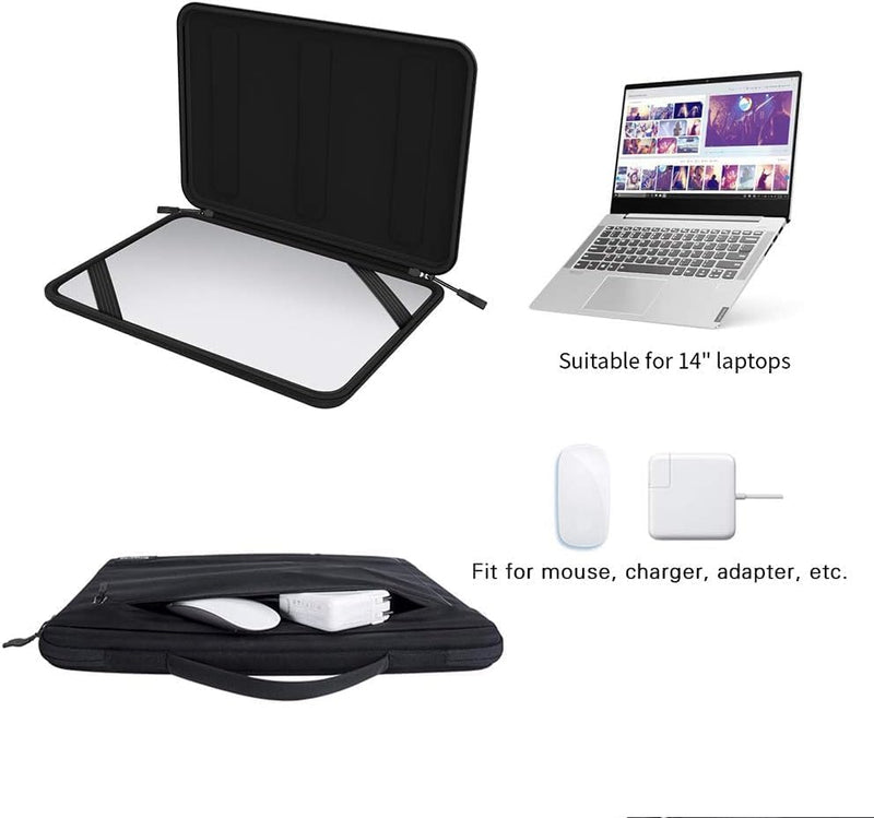 Smatree 14 Zoll Laptop Tragetasche Harte Schale, Kompatibel mit 14 Zoll ASUS Chromebook Plus CX34/AS