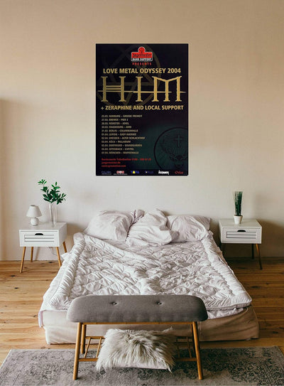 HIM - Love Metal Odyssey, 2004 » Konzertplakat/Premium Poster | Live Konzert Veranstaltung | DIN A1