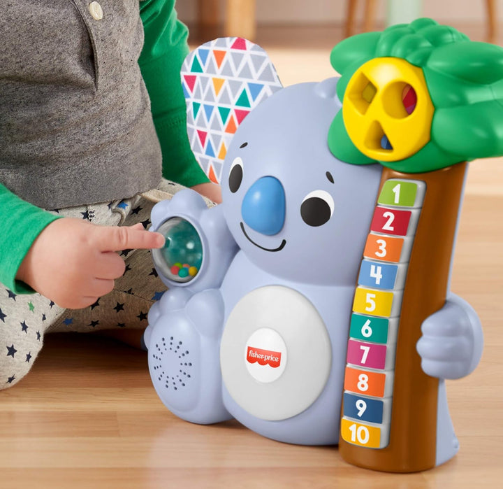 Fisher-Price GRG67 -BlinkiLinkis Koala, musikalisches Lernspielzeug für Babys und Kleinkinder, Babys