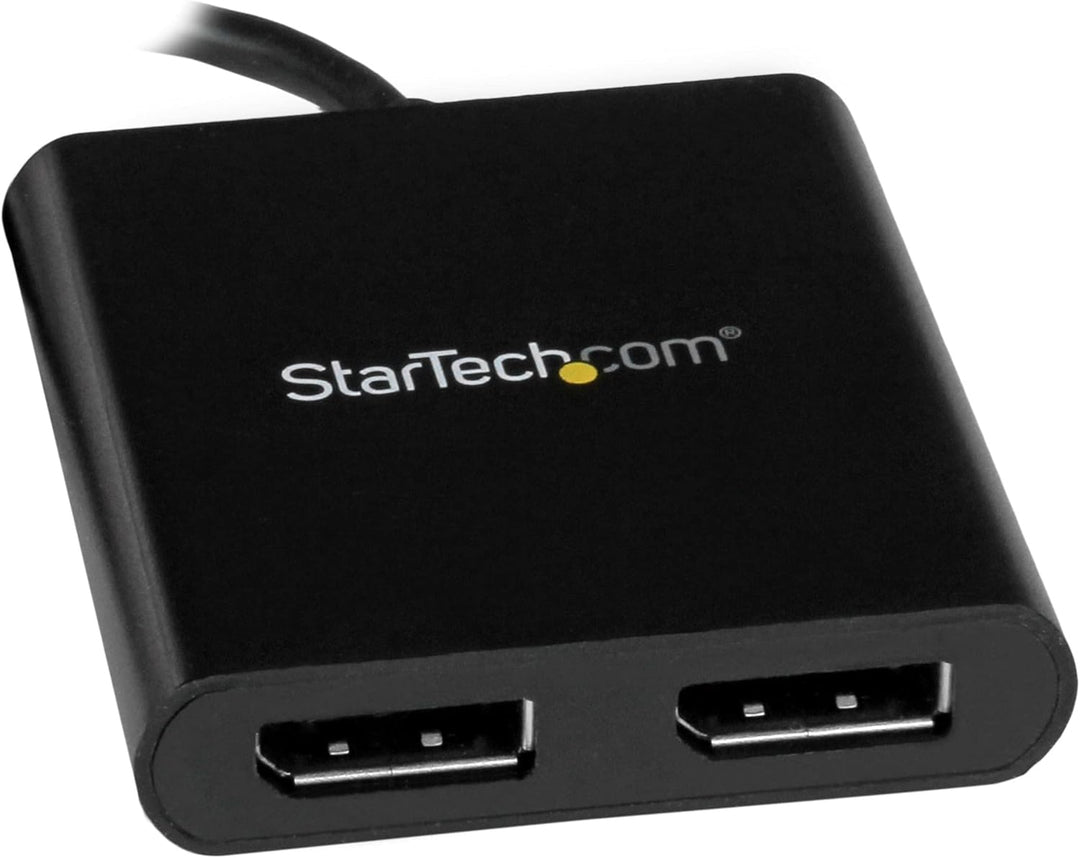 StarTech.com USB-C auf Dual DisplayPort 1.2 Adapter, USB-C Multi-Monitor MST Hub, Dual 4K 30Hz/1080p