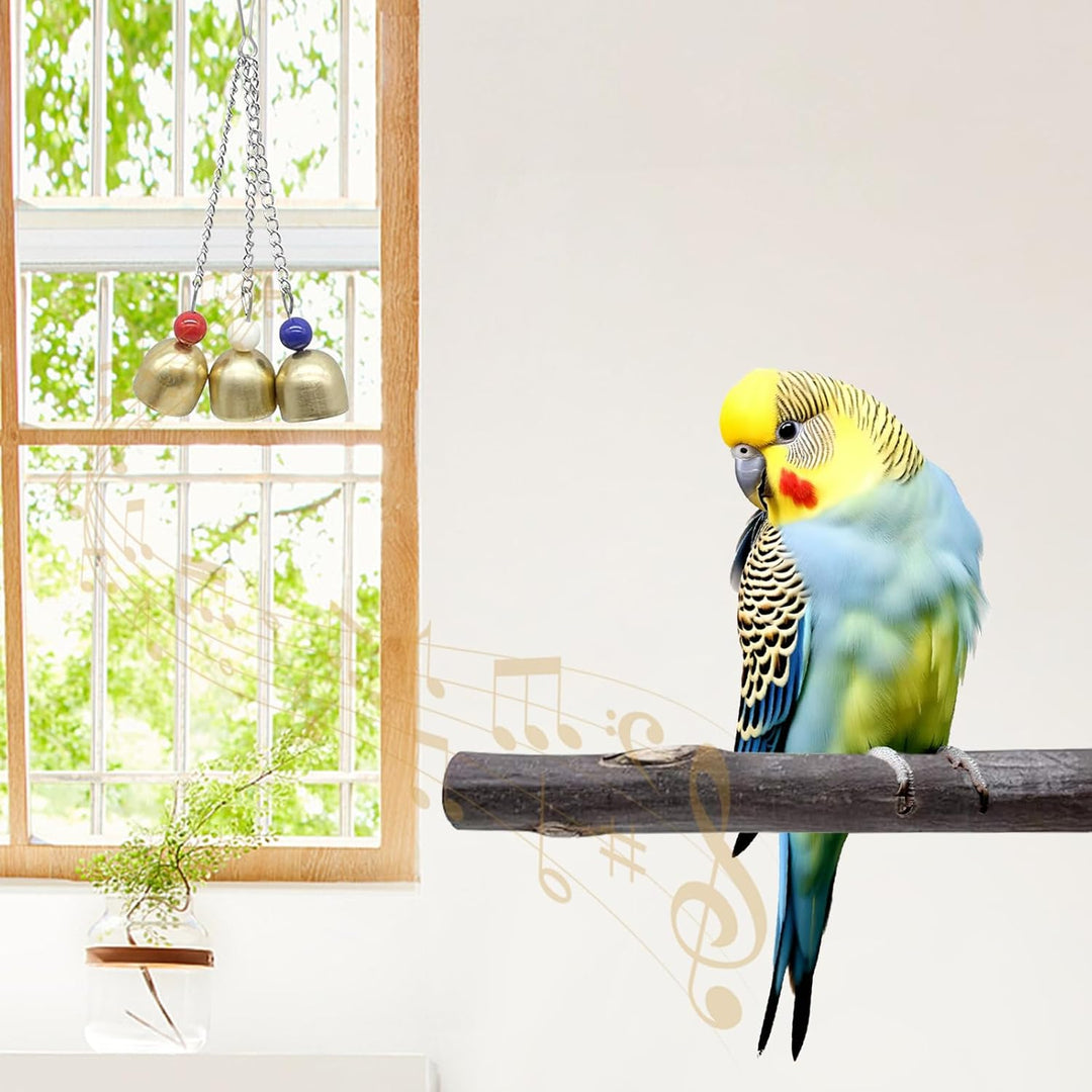 Vogelspielzeug, 7 Stück Vogelspielzeug zum Aufhängen, Käfigzubehör mit Kokosnusshütte, Schaukel, Lei