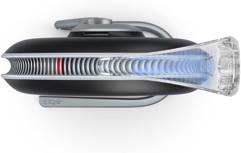 IQAir Smart Air Purifier- Klein, mobil, tragbar - Filtert hocheffektiv Luftschadstoffe, Viren, Staub