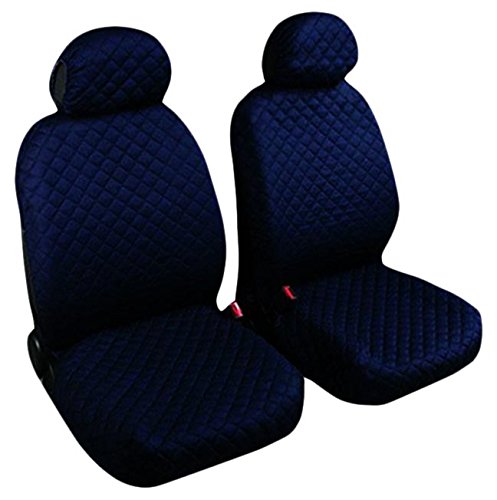 Lupex Shop Gesteppte Sitzbezüge für Minivan 7 einzige Sitzen - blau