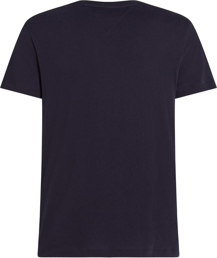 Tommy Hilfiger Herren Kurzarm T-Shirts XS Blau (Desert Sky), XS Blau (Desert Sky)