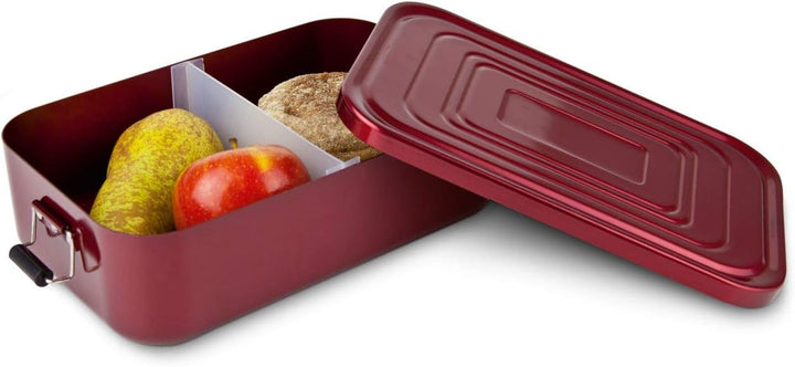 ROMINOX Geschenkartikel Lunchbox // Quadra verschiedene Varianten – hochwertige Aluminium Aufbewahru