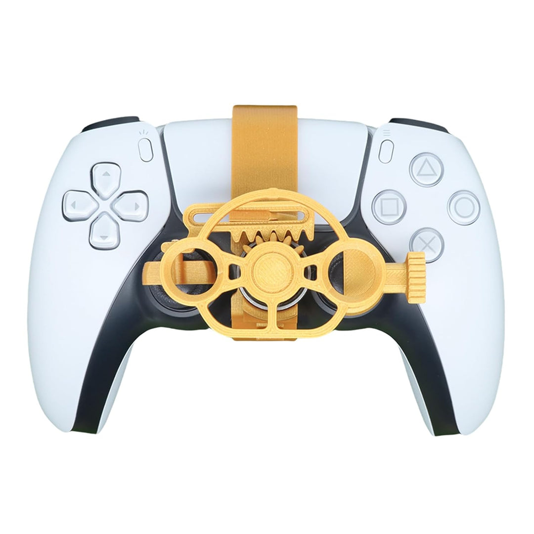 LICHIFIT Mini-Lenkrad für PS5-Rennspiel-Controller, Fahrsimulator, 3D-Druck-Lenkrad für PlayStation