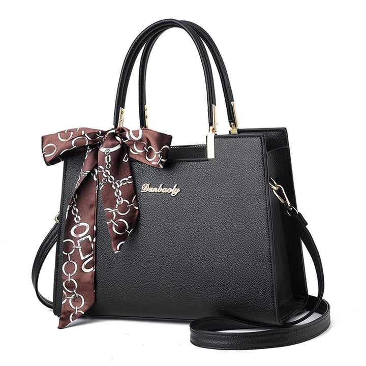 FANDARE Damen Handtasche Grosse Henkeltaschen Elegante Schultertasche Umhängetaschen PU-Leder Tote B