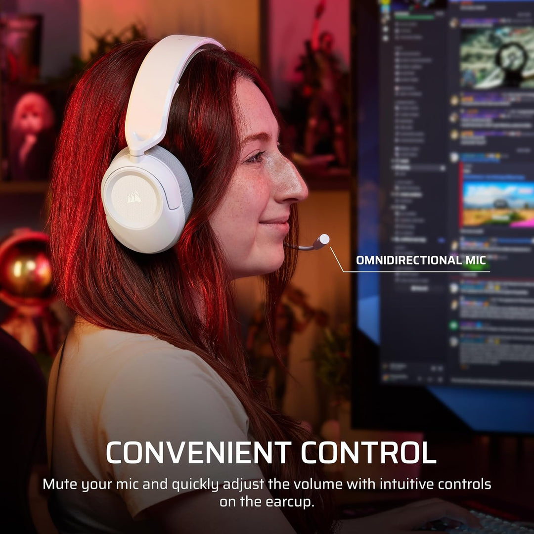 Corsair HS35 V3 Gaming-Headset, kabelgebunden, mit Mikrofon, PC/PS5/PS4/Switch/Xbox/Mac, leicht und