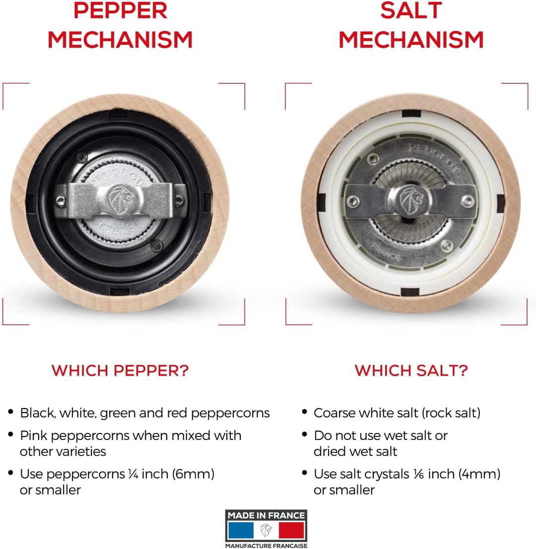 PEUGEOT - Salzmühle Paris u‘Select 40 cm - 6 voreingestellte Mahlgrade - Aus PEFC-zertifiziertem Hol