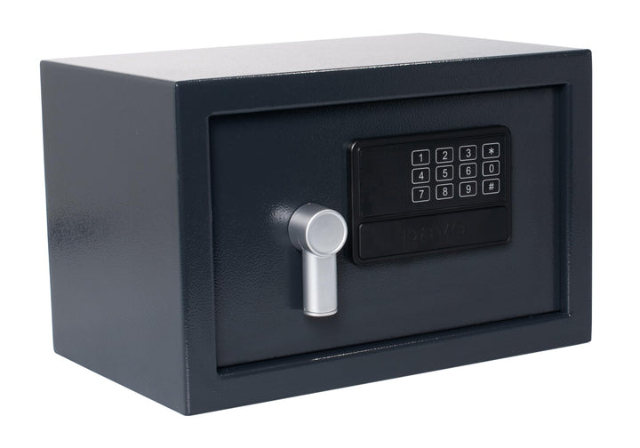 Pavo 8040391 Wand/Tisch Tresor 31x20x20 cm-Safe mit elektronischem Zahlenschloss