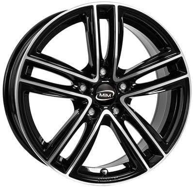 Alufelgen MIM Real ECE 6  x 15  5  X 100  ET38  Black Polish