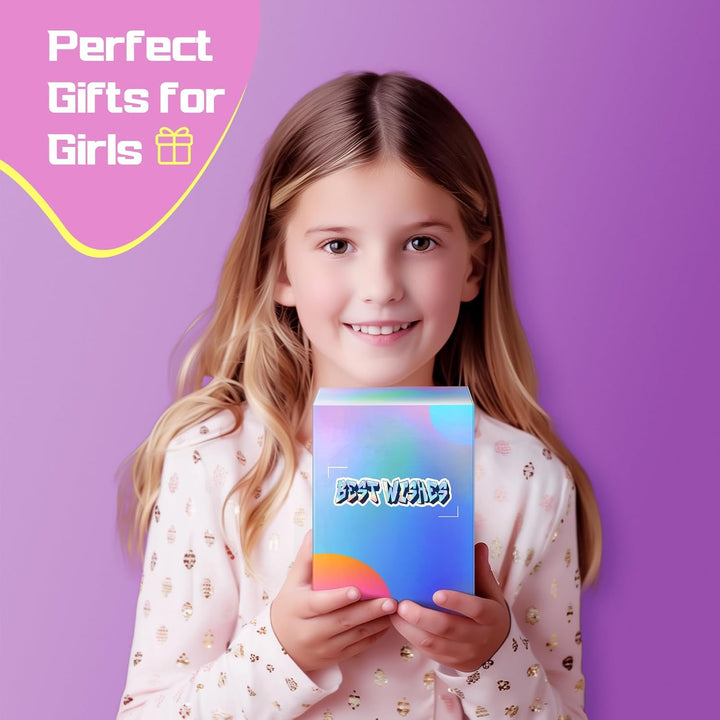 JYPS Kinder Kopfhörer,Kopfhörer Kinder mit Kabel,85/94 dB Volume Limit,Faltbare Kopfhörer für Mädche