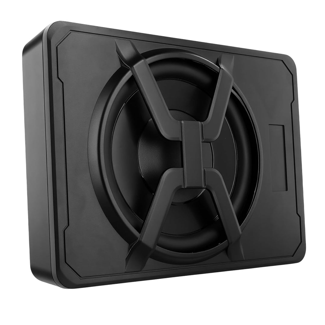 Aktiver Subwoofer für Auto, Passt unter Sitze, Maximale Leistung 1200 W, 10 Zoll, mit Umgebungsbeleu