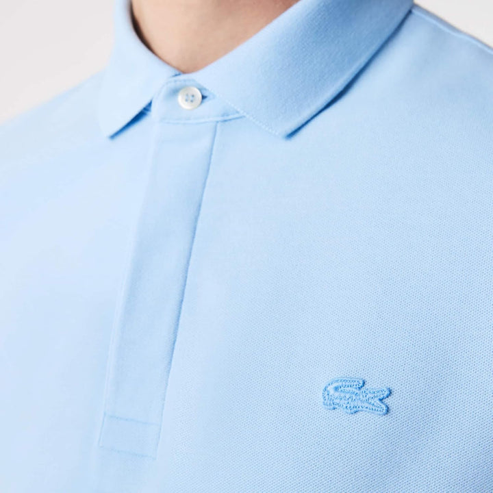 Lacoste Herren Polo-Shirt Kurzarm PH4012, Männer Polo-Hemd,2 Knopf,Slim Fit XS Blau (Panorama), XS B