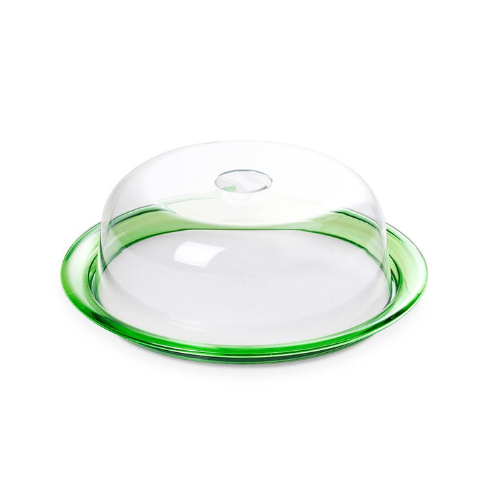 Omada Design Globo Kuchenform, Frischhalteglocke und 25 cm Tablett aus unzerbrechlichem Kunststoff,