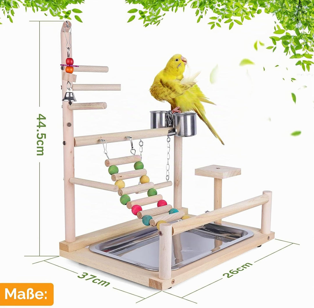 Bird Playground Wood, Parrot Playstand, Spielzeug, käfig, Spielplatz, Nymphensittich Spielzeug, Voge